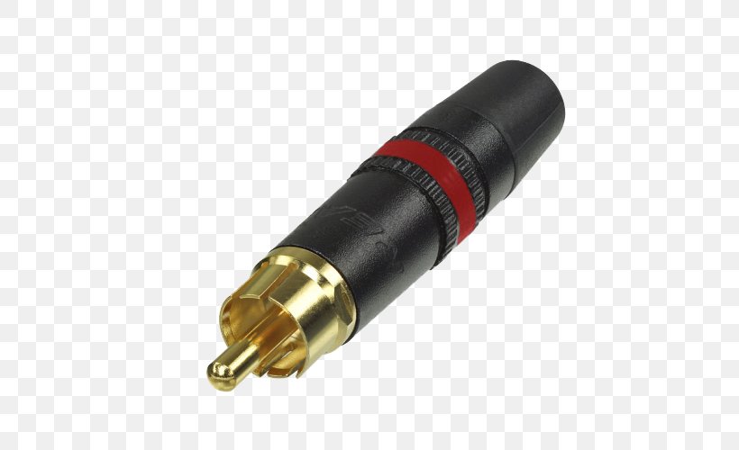 RCA Connector Neutrik Electrical Connector Phone Connector AC Power Plugs And Sockets, PNG, 500x500px, Rca Connector, Ac Power Plugs And Sockets, Audio, Audio Signal, Cable Download Free