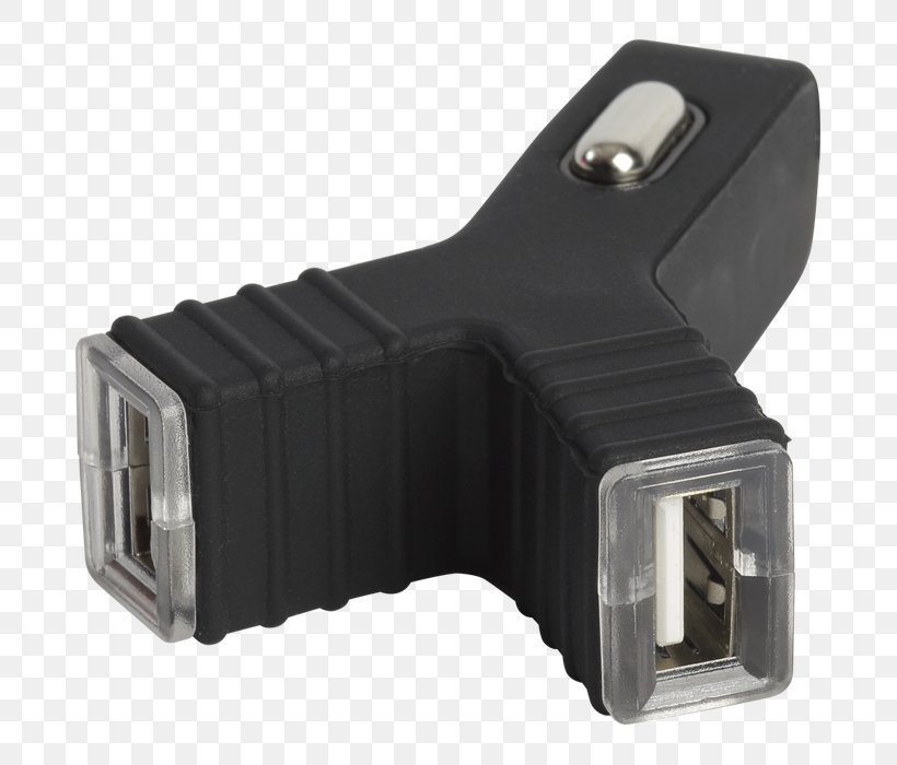 Adapter Car Battery Charger Electrical Connector USB, PNG, 700x700px, Adapter, Battery Charger, Car, Data Transfer Cable, Electrical Cable Download Free