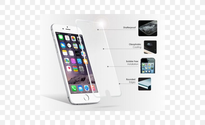 IPhone 6 Plus Apple IPhone 7 Plus IPhone 4 Screen Protectors, PNG, 500x500px, Iphone 6, Apple, Apple Iphone 7 Plus, Cellular Network, Communication Download Free
