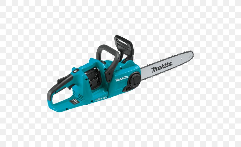 Makita Battery Chainsaw Makita Battery Chainsaw Cordless, PNG, 500x500px, Chainsaw, Black Decker Lcs1020, Brushless Dc Electric Motor, Circular Saw, Cordless Download Free