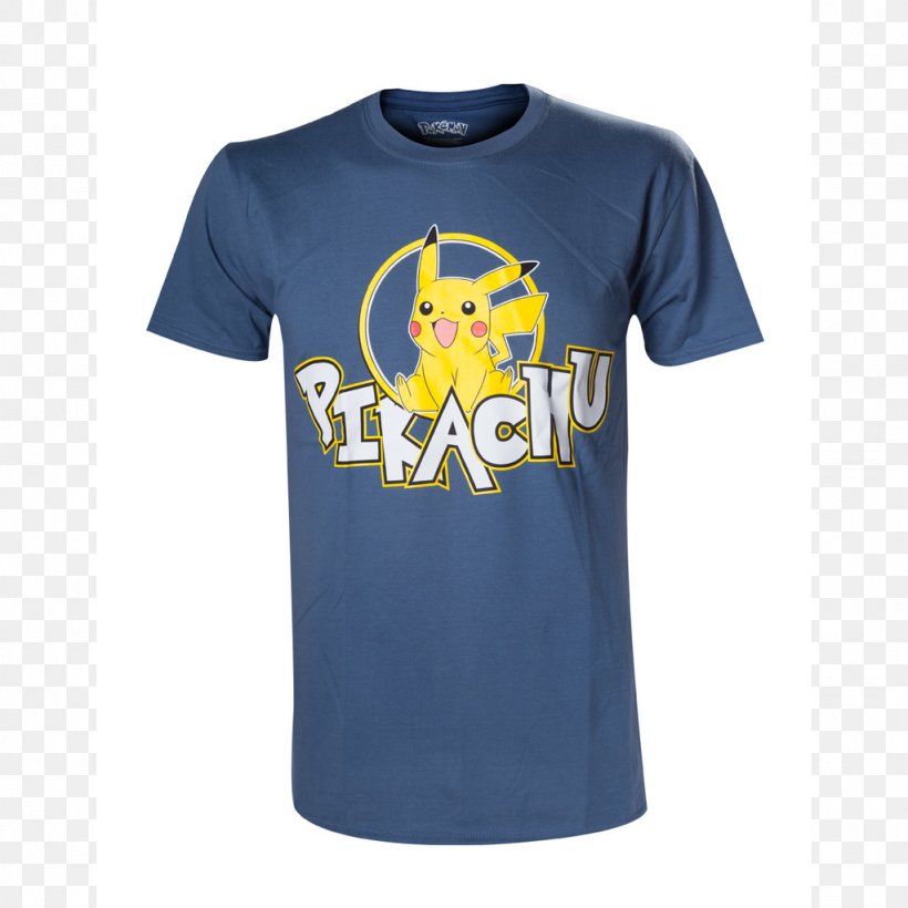 T-shirt Pikachu Clothing Merchandising Pokémon, PNG, 1024x1024px, Watercolor, Cartoon, Flower, Frame, Heart Download Free