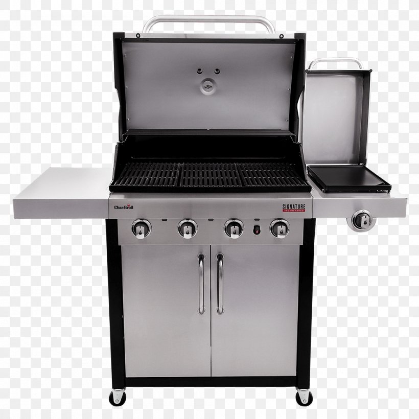 Barbecue Grilling Gas Burner Char-Broil Signature 4 Burner Gas Grill, PNG, 1000x1000px, Barbecue, Barbecue Grill, Brenner, Charbroil, Charbroil Truinfrared 463633316 Download Free