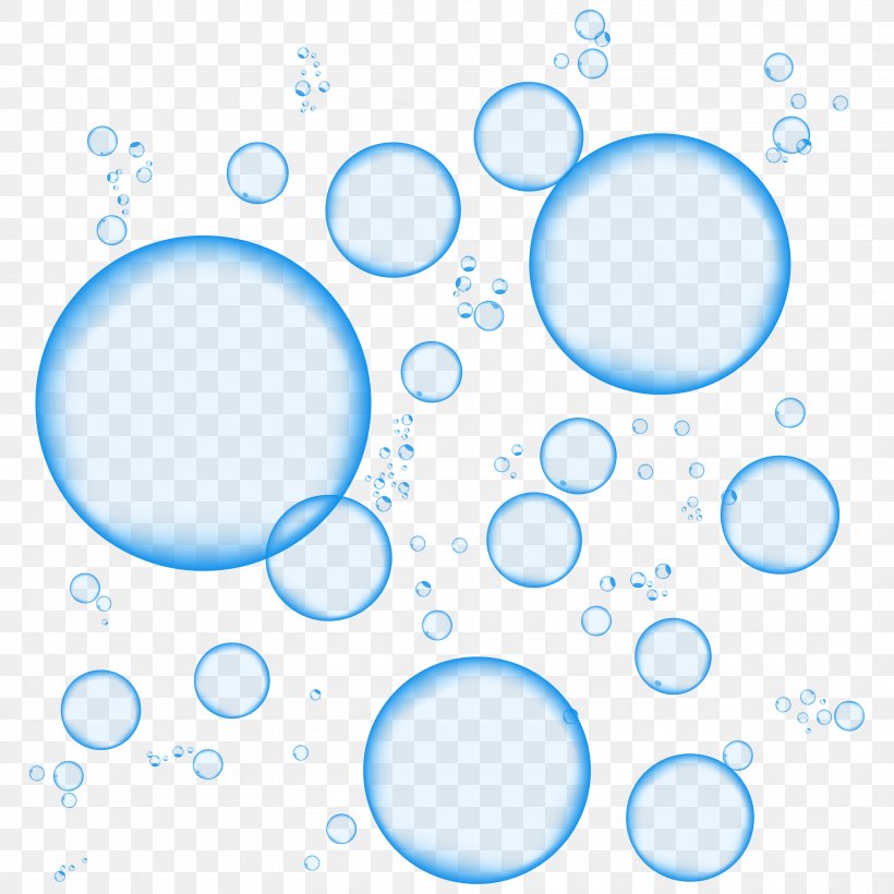Blue Foam Sticker, PNG, 3000x3000px, Blue, Area, Bubble, Computer Icon, Defoamer Download Free