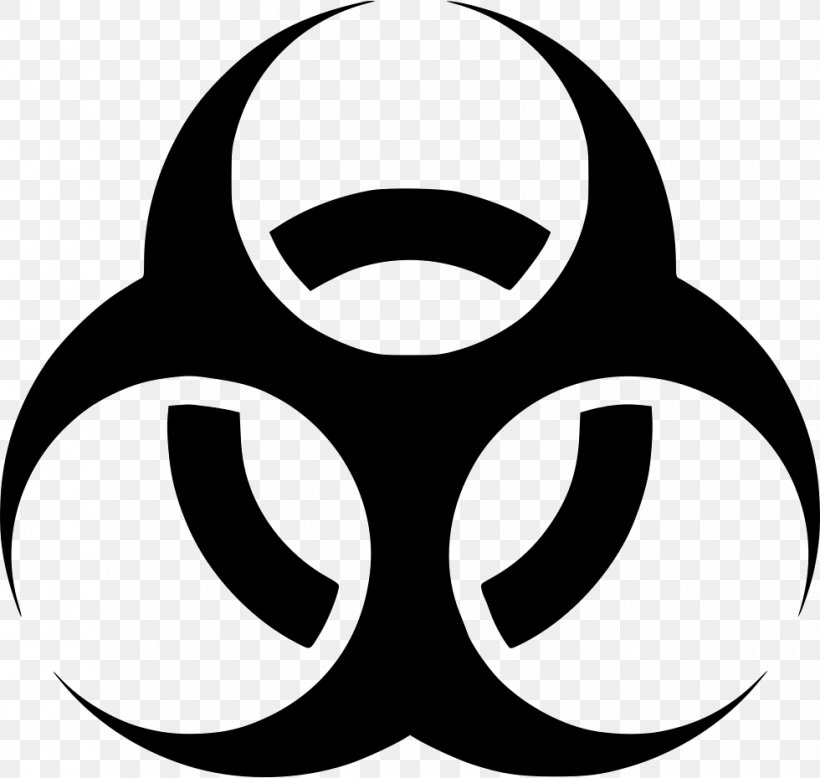 Biological Hazard Hazard Symbol Sticker Decal Label, PNG, 980x930px, Biological Hazard, Blackandwhite, Cdc, Decal, Hazard Download Free