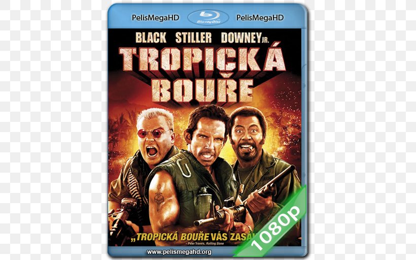 Tropic Thunder Robert Downey Jr. Four Leaf Tayback Film Poster, PNG, 512x512px, Tropic Thunder, Action Film, Ben Stiller, Cinema, Comedy Download Free