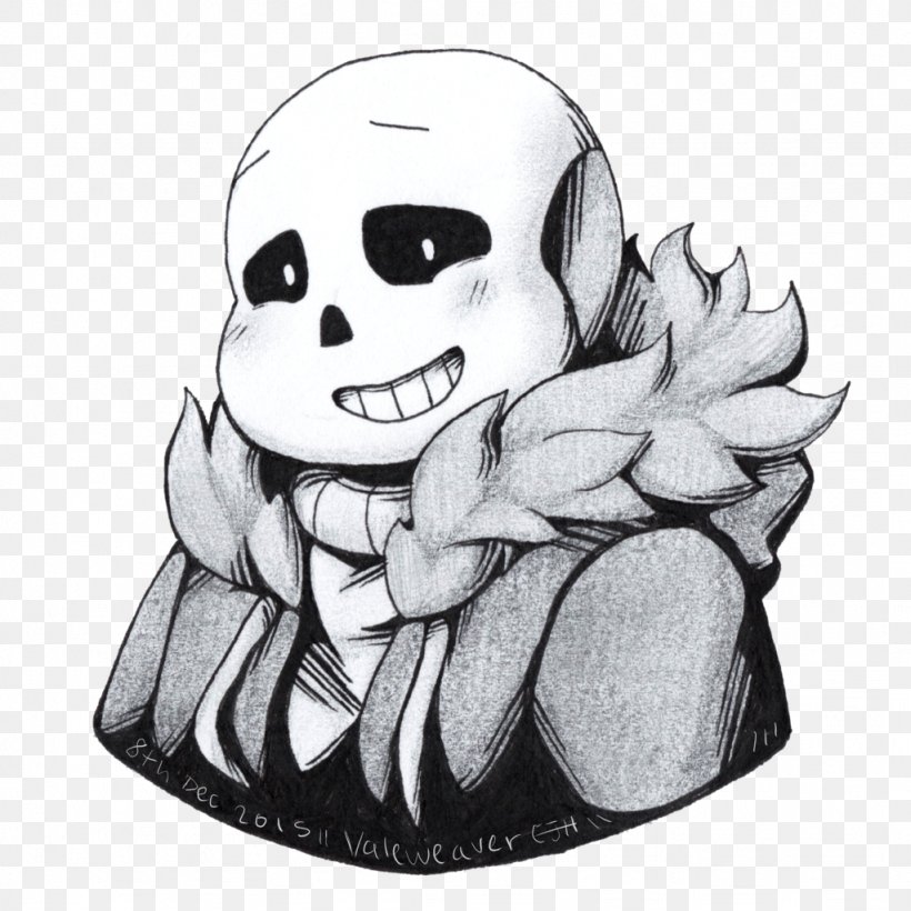 Undertale Drawing Pencil Art India Ink, PNG, 1024x1024px, Undertale, Art, Black And White, Cartoon, Charcoal Download Free