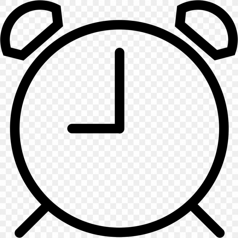 Alarm Clocks, PNG, 982x982px, Alarm Clocks, Area, Black And White, Clock, Digital Clock Download Free