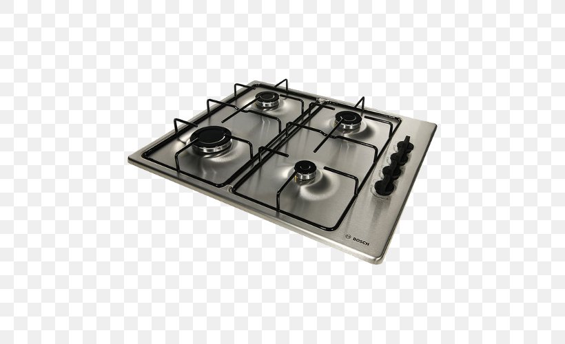 Cooking Ranges Gas Stove Hob Robert Bosch GmbH Stainless Steel, PNG, 500x500px, Cooking Ranges, Ceran, Cooktop, Electric Stove, Gas Burner Download Free