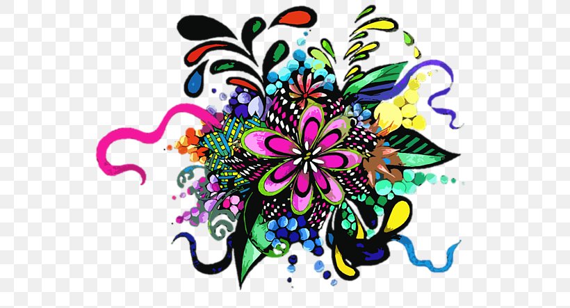 Floral Design Graphic Design Visual Arts, PNG, 600x443px, Floral Design, Art, Artwork, Butterfly, Flora Download Free
