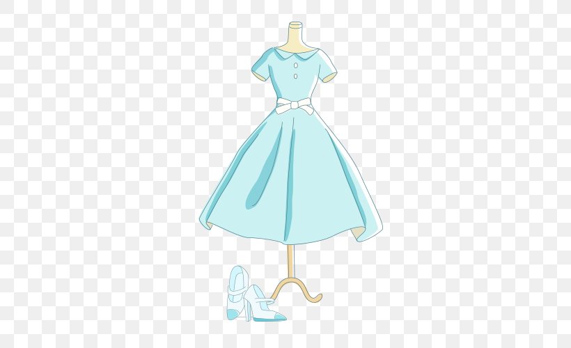 Robe Gown Dress Blue, PNG, 500x500px, Robe, Aqua, Azure, Blue, Clothing Download Free
