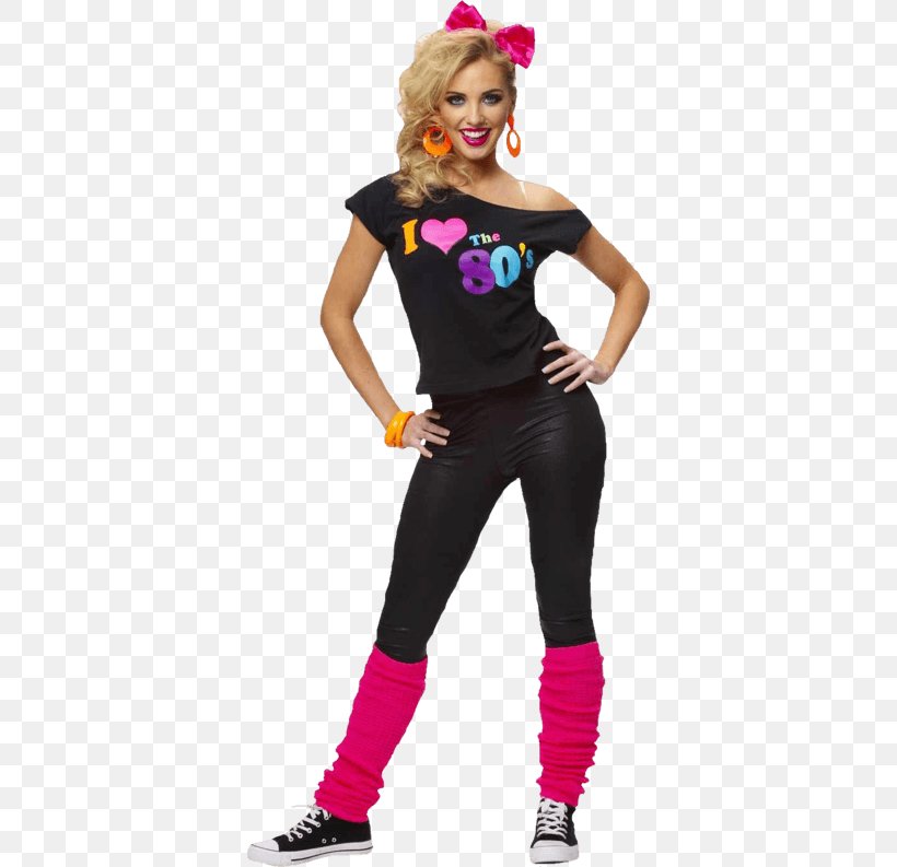 1980s T-shirt Costume Party Fashion, PNG, 500x793px, Tshirt, Clothing, Costume, Costume Party, Dress Download Free