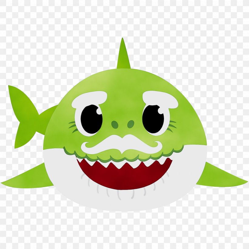 Baby Shark, PNG, 2000x2000px, Watercolor, Baby Shark, Cartoon, Character, Did You Ever See My Tail Download Free