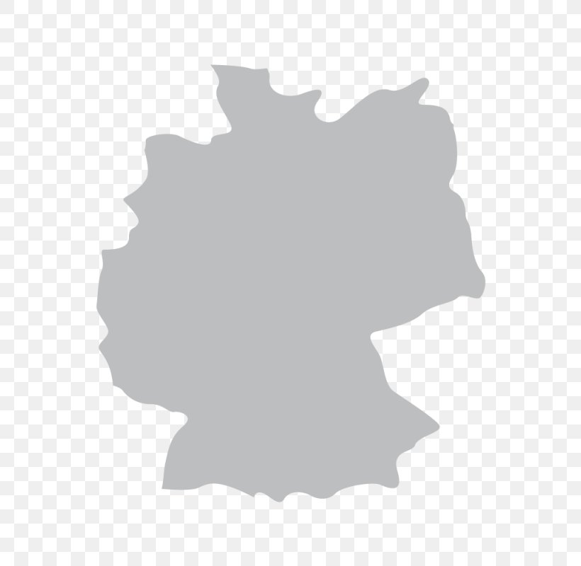Germany Map Silhouette, PNG, 800x800px, Germany, Black And White, Blank Map, Leaf, Map Download Free