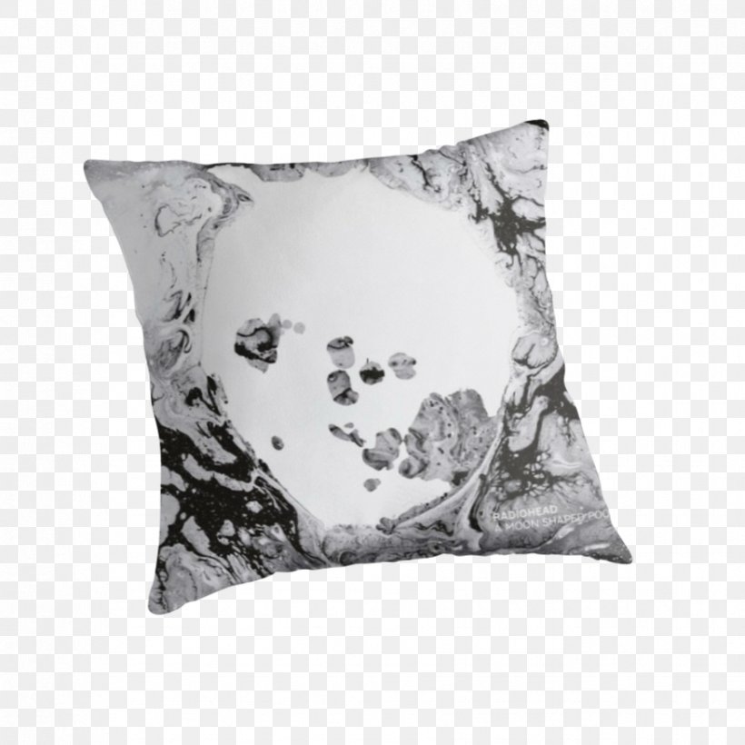 A Moon Shaped Pool Throw Pillows Cushion Radiohead, PNG, 875x875px, Moon Shaped Pool, Bag, Bed, Couch, Cushion Download Free