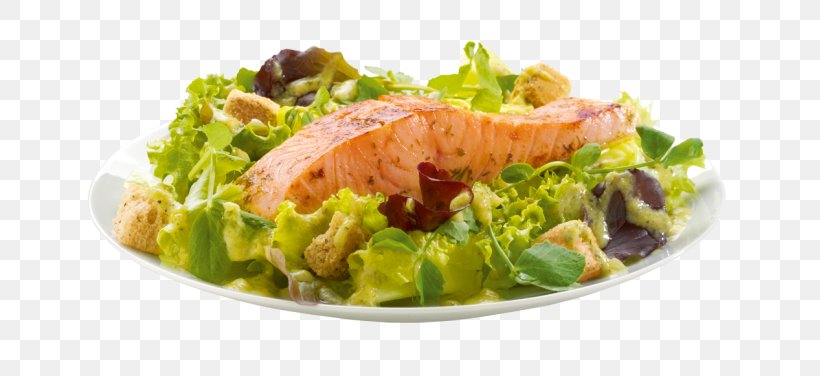 Caesar Salad Smoked Salmon Vegetarian Cuisine Recipe Lettuce, PNG, 679x376px, Caesar Salad, Dish, Food, Garnish, La Quinta Inns Suites Download Free