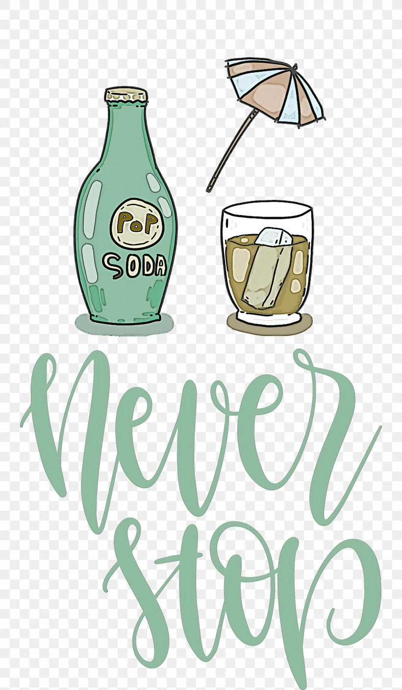 Never Stop Motivational Inspirational, PNG, 1750x3000px, Never Stop, Beer Bottle, Bottle, Calligraphy, Glass Download Free