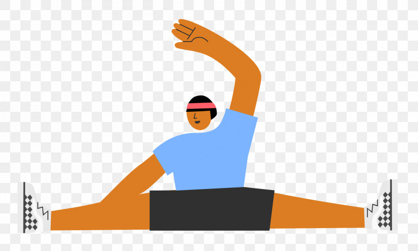 Sitting Floor Stretching Sports, PNG, 2500x1507px, Sports, Animation, Cartoon, Drawing, Logo Download Free