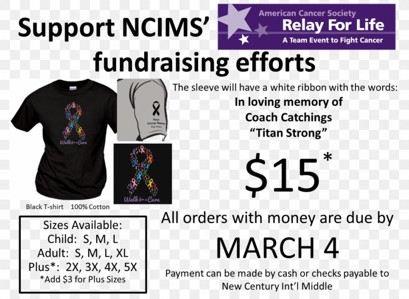 T-shirt Relay For Life Sleeve, PNG, 1024x749px, Tshirt, Advertising, Area, Black, Black M Download Free