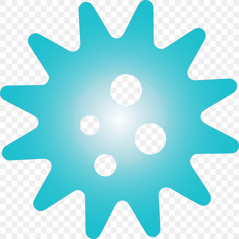 Virus Coronavirus Corona, PNG, 2999x3000px, Virus, Corona, Coronavirus, Turquoise Download Free