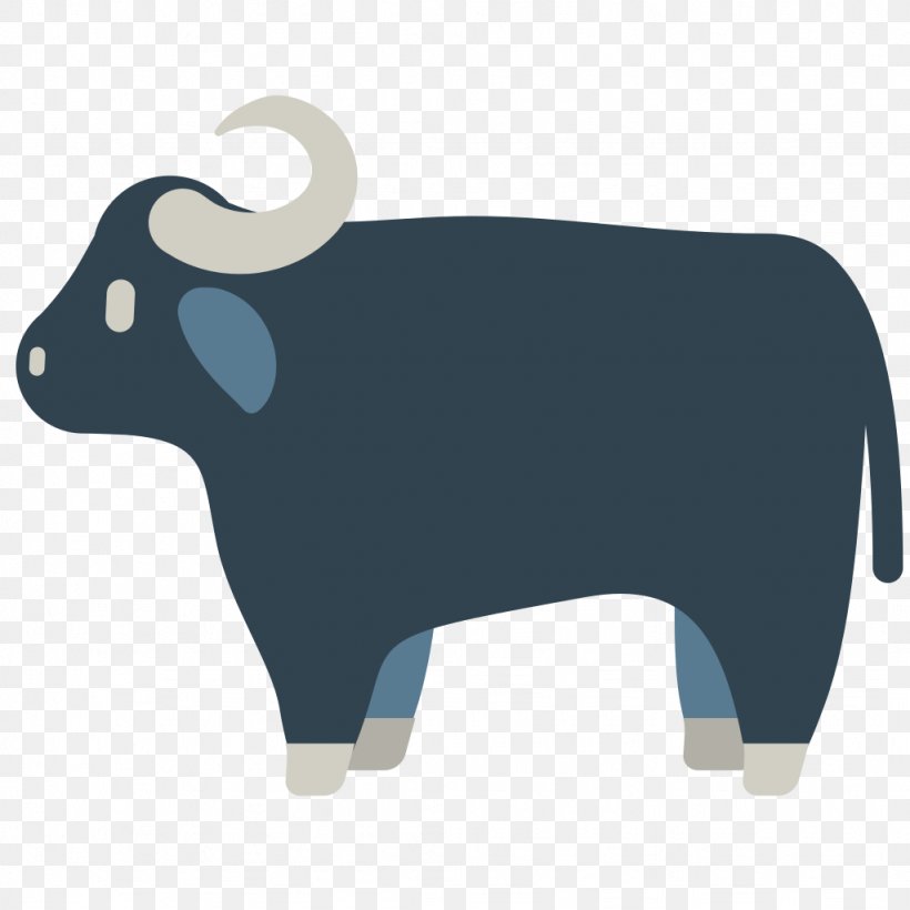 Cattle Water Buffalo Emoji Ox American Bison, PNG, 1024x1024px, Cattle, American Bison, Animal, Bison, Bovinae Download Free
