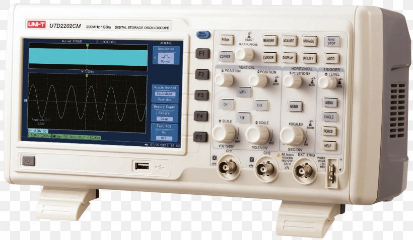 Digital Storage Oscilloscope Electronics Digital Data Bandwidth, PNG, 1560x910px, Oscilloscope, Audio Receiver, Bandwidth, Computer Monitors, Digital Data Download Free