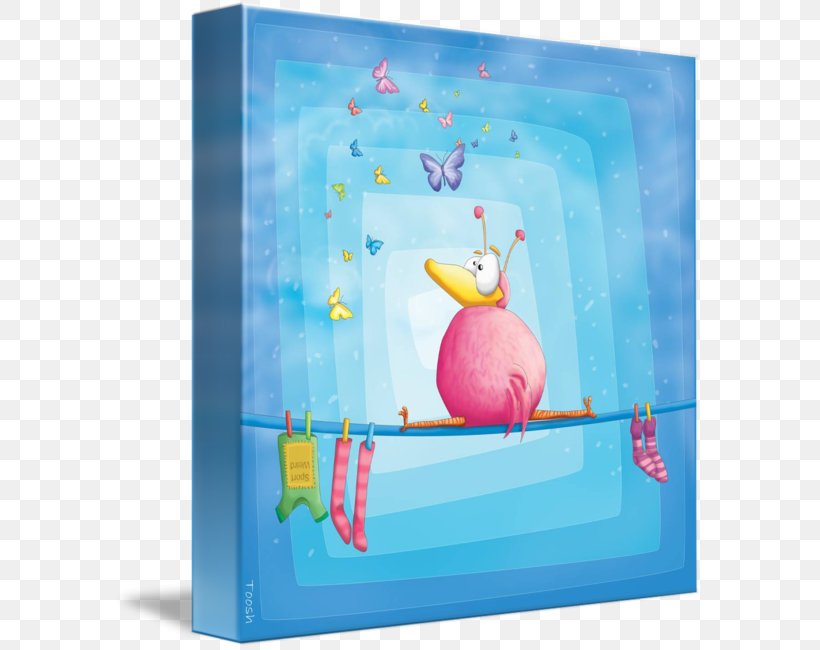 Goose Picture Frames Cygnini Child Gallery Wrap, PNG, 589x650px, Goose, Anatidae, Art, Blue, Canvas Download Free