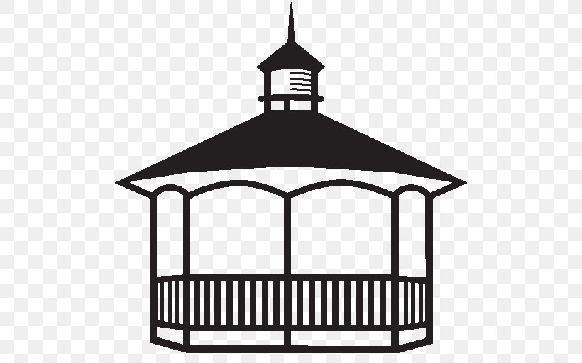 Gazebo Garden Roof Table Clip Art, PNG, 512x512px, Gazebo, Awning, Bed, Bedroom, Black And White Download Free