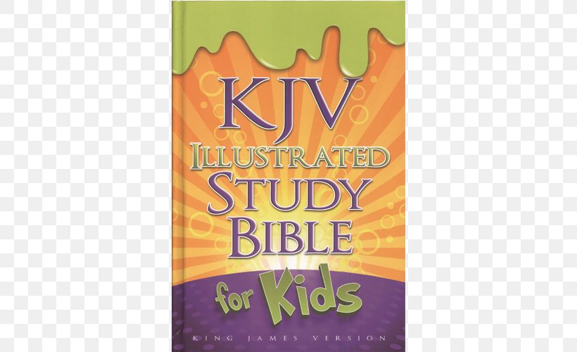 KJV Illustrated Study Bible For Kids: King James Version, Pink Simulated Leather The Holy King James Bible Font, PNG, 500x500px, Study Bible, Child, International Standard Book Number, Orange, Text Download Free