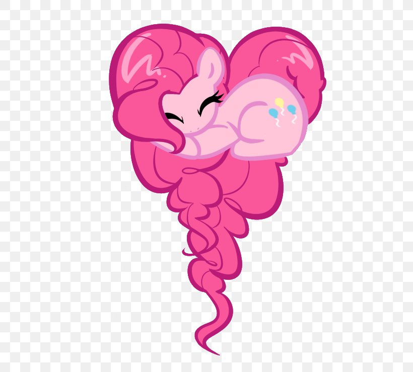 Pinkie Pie Rainbow Dash Pony, PNG, 510x739px, Watercolor, Cartoon, Flower, Frame, Heart Download Free