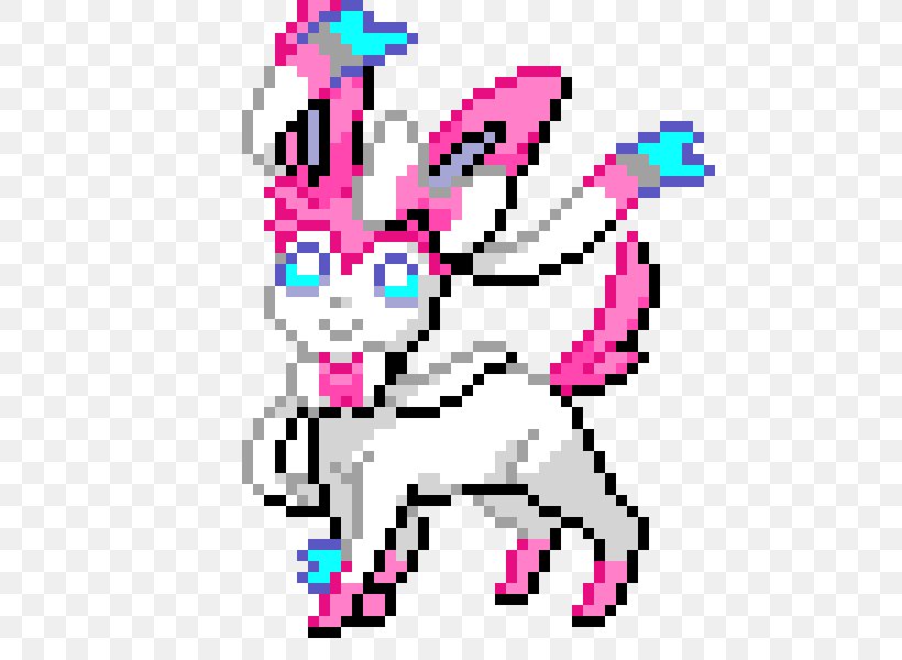 Pixel Art Eevee Sylveon, PNG, 600x600px, Pixel Art, Art, Bead, Creative Arts, Eevee Download Free