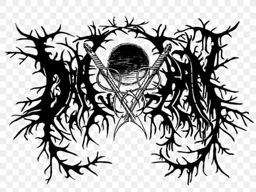 Black Metal Graphic Design Logo Heavy Metal Pagan Metal, PNG, 900x673px, Watercolor, Cartoon, Flower, Frame, Heart Download Free