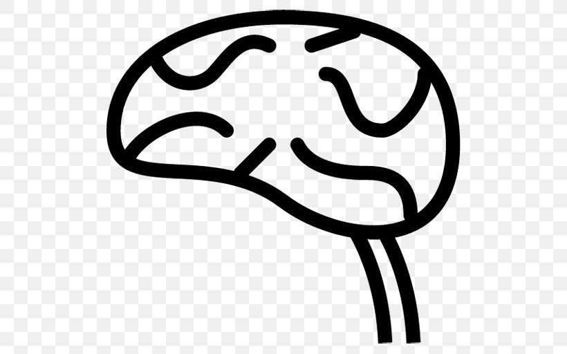 Brain, PNG, 512x512px, Brain, Black And White, Head, Human Brain, Icon Design Download Free