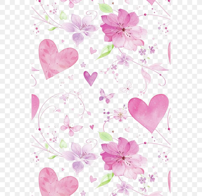 Paper Flower Pink Color Wallpaper, PNG, 564x796px, Paper, Blossom, Branch, Butterfly, Cherry Blossom Download Free