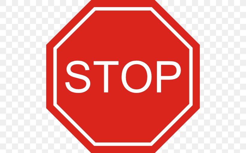 Stop Sign Traffic Sign Clip Art, PNG, 512x512px, Stop Sign, Area, Brand, Free Content, Logo Download Free