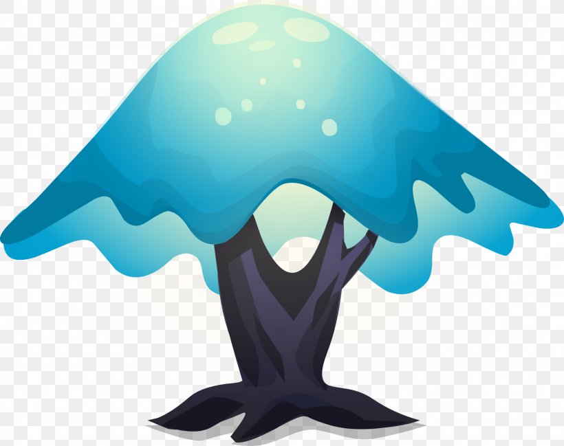 Blue Tree, PNG, 1920x1521px, Blue, Azure, Cartilaginous Fish, Color, Dolphin Download Free