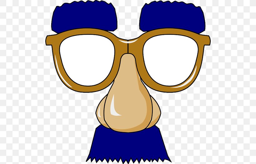Groucho Glasses Humour Clip Art, PNG, 530x526px, Groucho Glasses, Artwork, Drawing, Eyewear, Glass Download Free