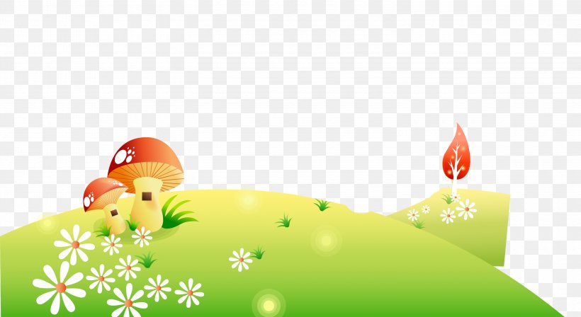 Cartoon Image Grass Lawn, PNG, 3000x1640px, Cartoon, Cartoon Fresh, Grass, Lawn, Meadow Download Free