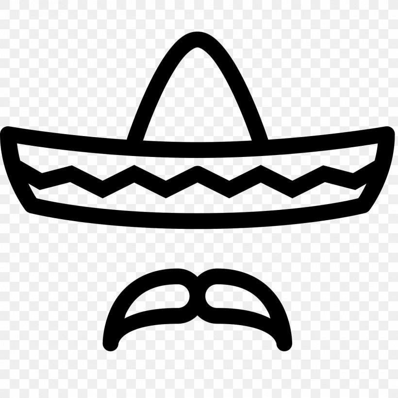 Sombrero Hat Fez Clip Art, PNG, 1600x1600px, Sombrero, Black, Black And White, Bowler Hat, Cowboy Download Free