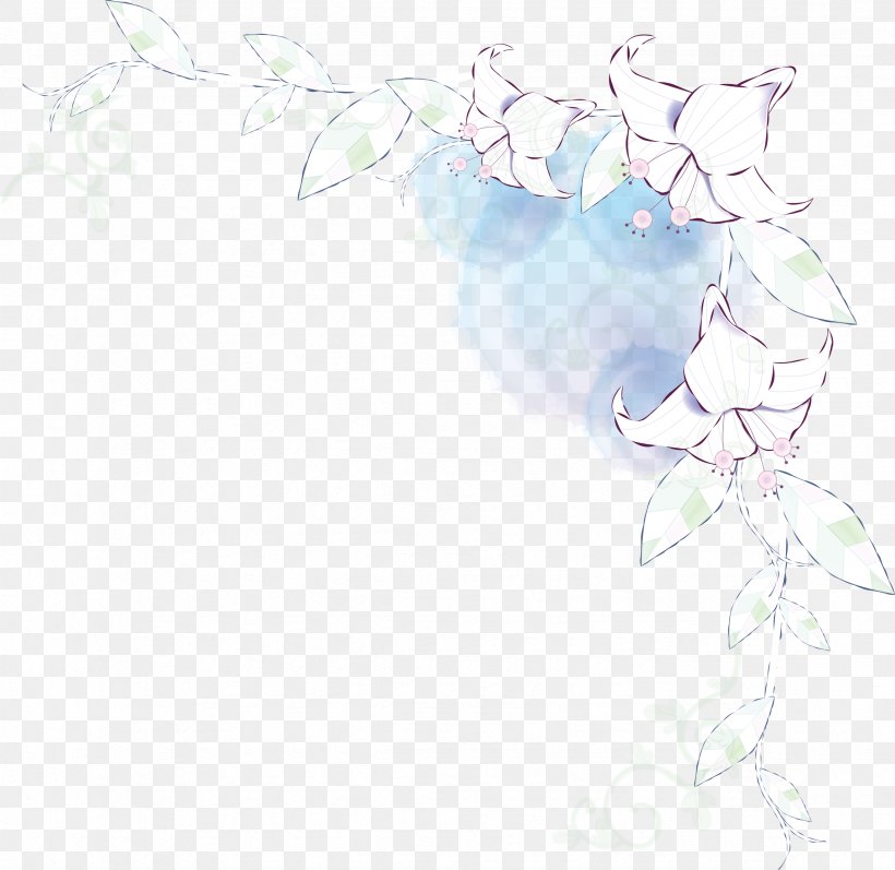 Drawing Clip Art, PNG, 2362x2298px, Drawing, Branch, Decoupage, Flower, Flowering Plant Download Free