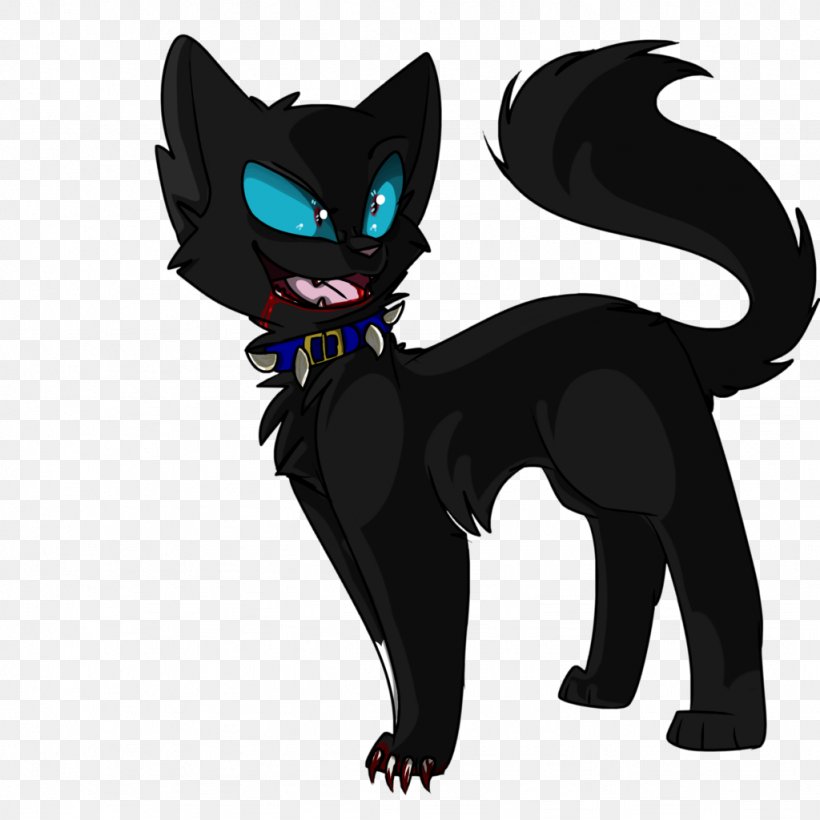 Black Cat Kitten Whiskers Dog, PNG, 1024x1024px, Black Cat, Canidae, Carnivoran, Cartoon, Cat Download Free