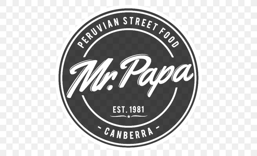 Canberra Mr. Papa United States Food Bumper Sticker, PNG, 500x500px, Canberra, Australian Capital Territory, Black And White, Brand, Bumper Sticker Download Free