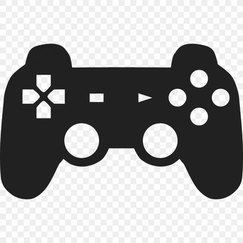 Clip Art Game Controllers Video Games Openclipart Vector Graphics, PNG, 1600x1600px, Game Controllers, All Xbox Accessory, Black, Black And White, Game Controller Download Free