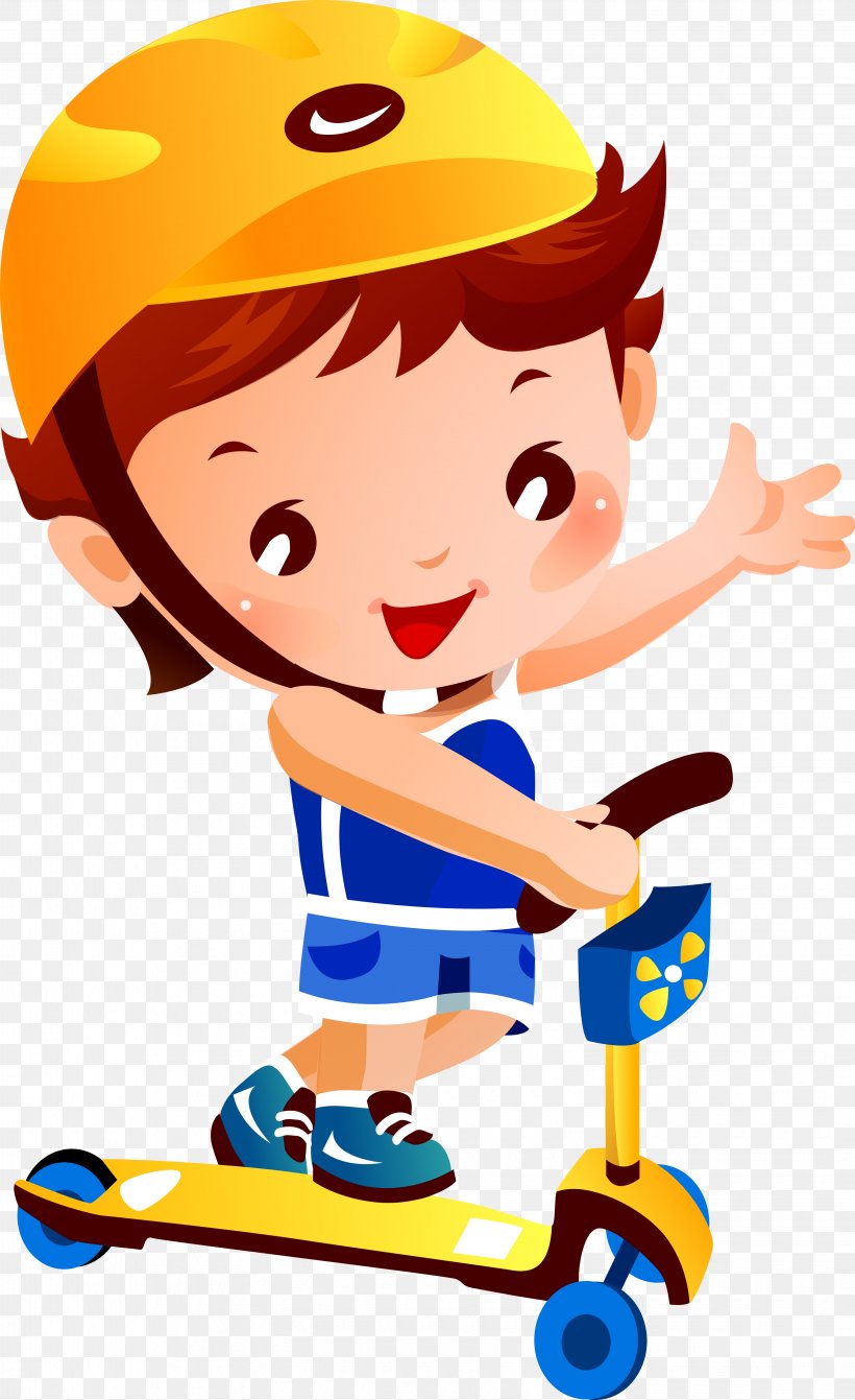 Kick Scooter Royalty-free Clip Art, PNG, 3055x4999px, Scooter, Area, Artwork, Bicycle, Boy Download Free