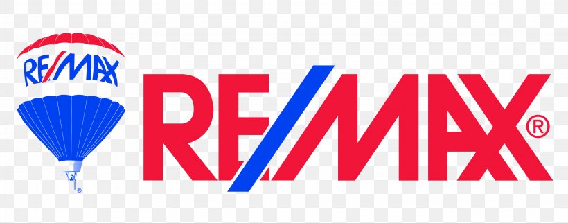 RE/MAX, LLC Logo Real Estate Trademark, PNG, 3273x1289px, Remax Llc, Advertising, Banner, Blue, Brand Download Free