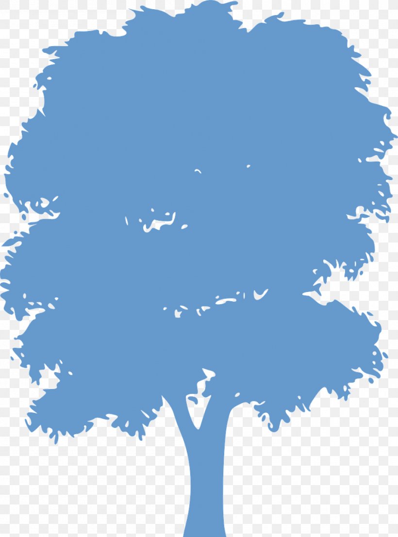 Vector Graphics Tree Clip Art Silhouette, PNG, 948x1280px, Tree, Area, Blue, Branch, Cloud Download Free