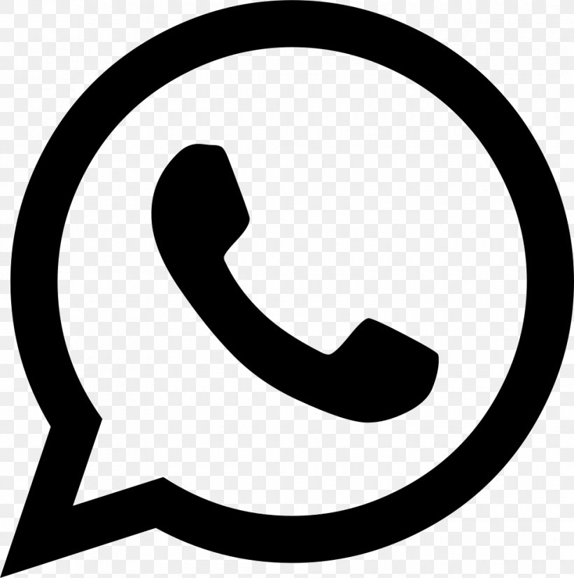 Whatsapp Logo Png 980x988px Whatsapp Area Black And White