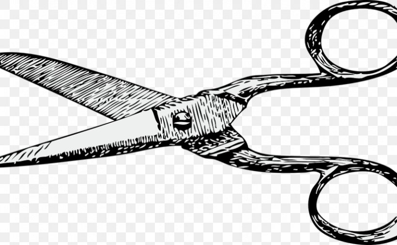 Hair-cutting Shears Scissors Clip Art, PNG, 825x510px, Haircutting Shears, Black And White, Cold Weapon, Cosmetologist, Cutting Hair Download Free