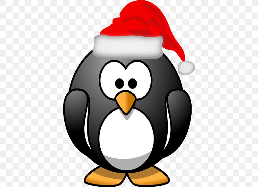 Penguin Santa Claus Christmas Santa Suit Clip Art, PNG, 420x596px, Penguin, Artwork, Beak, Bird, Christmas Download Free