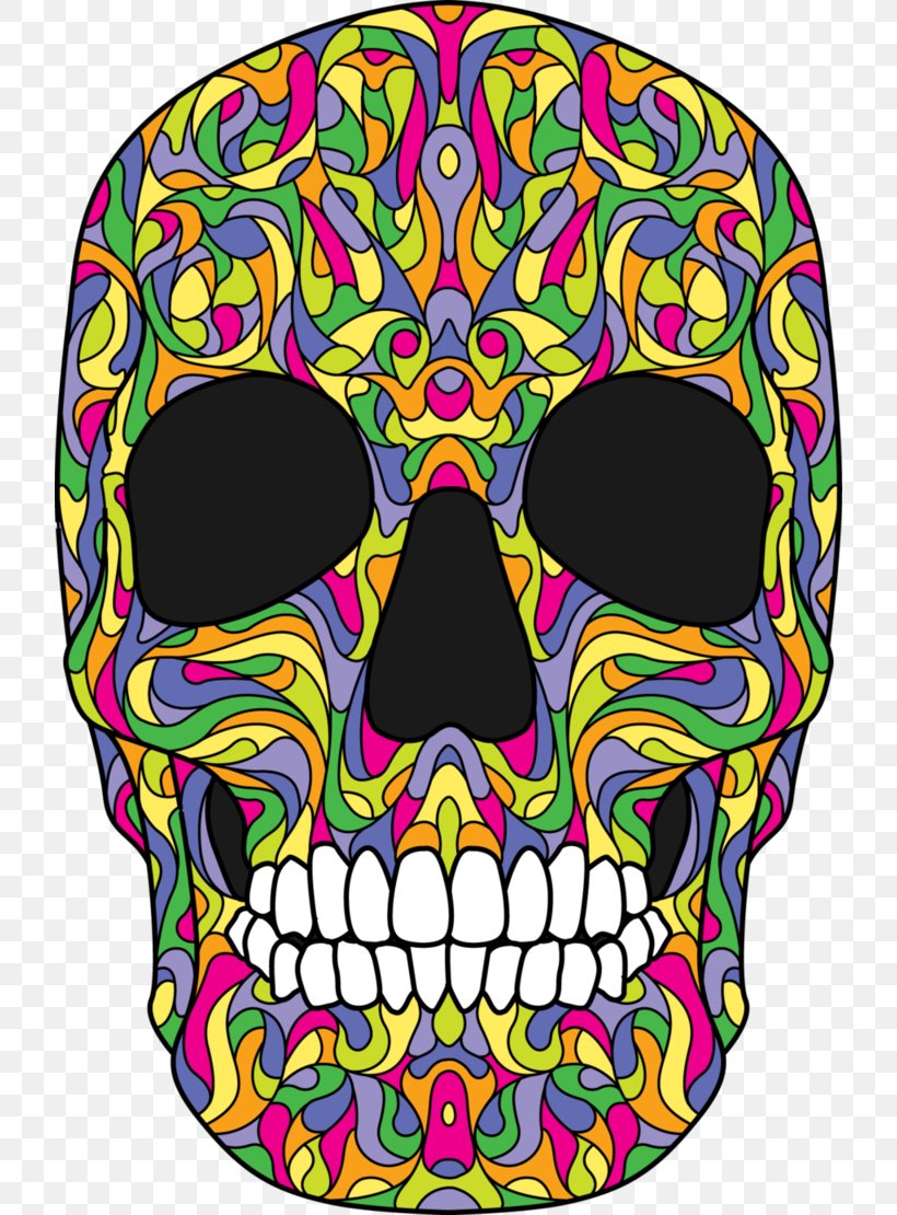 T-shirt Calavera Skull Clothing DeviantArt, PNG, 720x1110px, Tshirt, Art, Bone, Calavera, Clothing Download Free