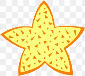 Yellow Starfish - A Sea Star Starfish Free Content Clip Art PNG